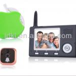 2.4G digital wireless video peephole door viewer with bell PH--3501