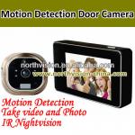 2.8 inch touch screen video recording peephole camera with PIR sensor ND-1009