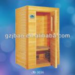 2 People/Persons Wooden Infrared Dry Steam Sauna Room for slim and expelling of detox (JB-3036) JB-3036