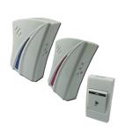 2 wireless doorbell for apartments +1 Remote Control CAC470