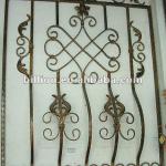 2012 china manufacture factory painting galvanized hand forged window grate hand forged window grate