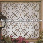 2012 china manufacture factory painting galvanized wrought iron window railings window railings