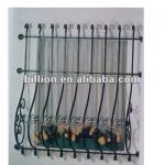 2012 china manufacturer hand hammered steel window grill design steel window grill design