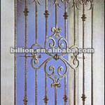 2012 china manufacturer hebei factory painting hand hammered wrought iron window grille wrought iron window grille