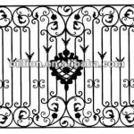 2012 manufacture cast iron safety window for wrought iron window grill design cast iron safety window