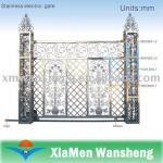 2012 new style Stainless steel electric gate WSDM006