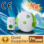 201203 Green water proof and flash light wireless doorbells JXD-DS129