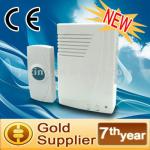 201211 water proof and flash light wireless doorbells JXD-DS123