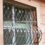 2012new design china manufacture producer iron window design window railings guarding windows iron window design