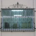 2012new design china manufacture producer wrought iron windows window railings guarding windows wrought iron windows