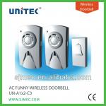 2013 AC apartment wireless mp3 downloadable doorbell UN-A1x2-C3