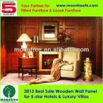 2013 Best Sale MWP-1301 Top Quality Five Star Hotel and Villa Wood Wall Panel MWP-1301 Wood Wall Panel