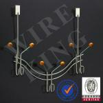 2013 hot selling Chromeplated metal clothes hook WK120437