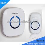 2013 ipod design waterproof and LED light western style doorbell electronics wireless doorbell 638-2