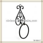 2013 New Design Scroll Iron Wire towel ring TM-KK017