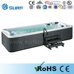 2013 New fashion luxury multifunction freestanding acrylic pools hot tub for massage &amp;swim /whirlpool swim spa (SF8A060) SF8A060 swim spa