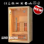 2013 new &amp; hot selling---luxury full spectrum red glass heater far infrared sauna room SS-200R