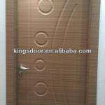 2013 popular design wooden interior mdf pvc room /hotel door with Turkey Upper frame KM-030