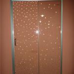 2014 Dreamy glass door with charming pot RL-GL05