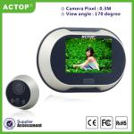 2014 Hot sale 3.5 inch digital recordable door peephole camera PHV-3501  peephole camera