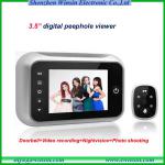 2014 Hot Sale Door Camera,Digital Door Viewer With Visual,Nightvision,Automatic detection,Video Recording WS-DPV716