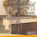 2014 Manufacturer Outside Forged Iron Stairs Design Fence Spiral Staircase SHY-L1401-0905