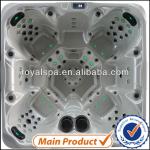 2014 new arrival 105 PCS jets 7 persons CE outdoor spa hot tub Iris