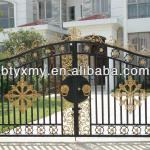 2014 Top-selling modern wrought iron gate design YX-80