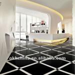 24X24 60X60 Polished Supper Black tiles BKA6006