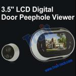 3.5&quot; LCD Screen Wireless Digital Door Peephole Viewer for Front Door(Wide Angle, DND Function) T-CVDP-1008