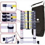 3.8m (12ft6) folding Climb Aluminium Telescopic Ladder/Stabiliser Bar/Carry bag SSTA038-2