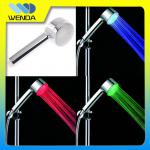 3 Led Color / Plastic ABS / Chrome Plated Led Shower with National Standards WD-S10