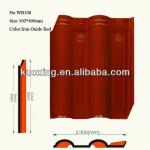 300*400mm chinese interlocking waterproof clay roof tile WB108