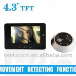 4.3&quot; Movement detecting,digital door bell,digital door camera,digital door eye DPV-43