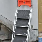 4 plastic steps aluminum decorative ladder YZ6004