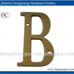 4&#39;&#39; solid brass house letter DC-S801B