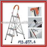 4 step aluminum accommodation ladder,step ladder MD831-4