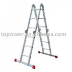 4X3 big joint aluminum folding ladder TP-103A