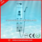 6 massage back jets shower handle tempered glass shower panel (HG-205) HG-205