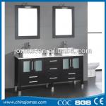 61&#39;&#39; hot modern free standing double basin wooden bathroom vanity bathroom cabinet bath furniture bathroom furniture J6008