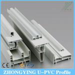 80mm sliding window pvc plastic extrusion profile ZY-07#