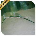 8mm 10mm 12mm clear bent /curved tempered glass for building EB01