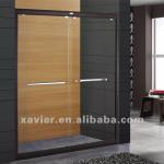 8mm tempered glass aluminum frame sliding door screen XB-9059