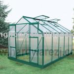 8x12ft aluminum green house resisted wind G1001