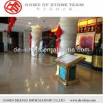 A Grade White Wood Marble Project column -