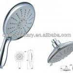 ABS chromed water outlet handheld spray shower head A100625