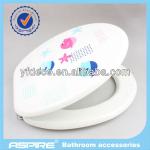 accessories bathroom decorative MDF toilet seat cover SS1001A