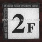 Acrylic floor signs nameplate acrylic door nameplate YKLMP18