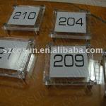 acrylic hotel door sign cosun door number