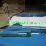 acrylic plexiglass logo standing trophy sign SM-004